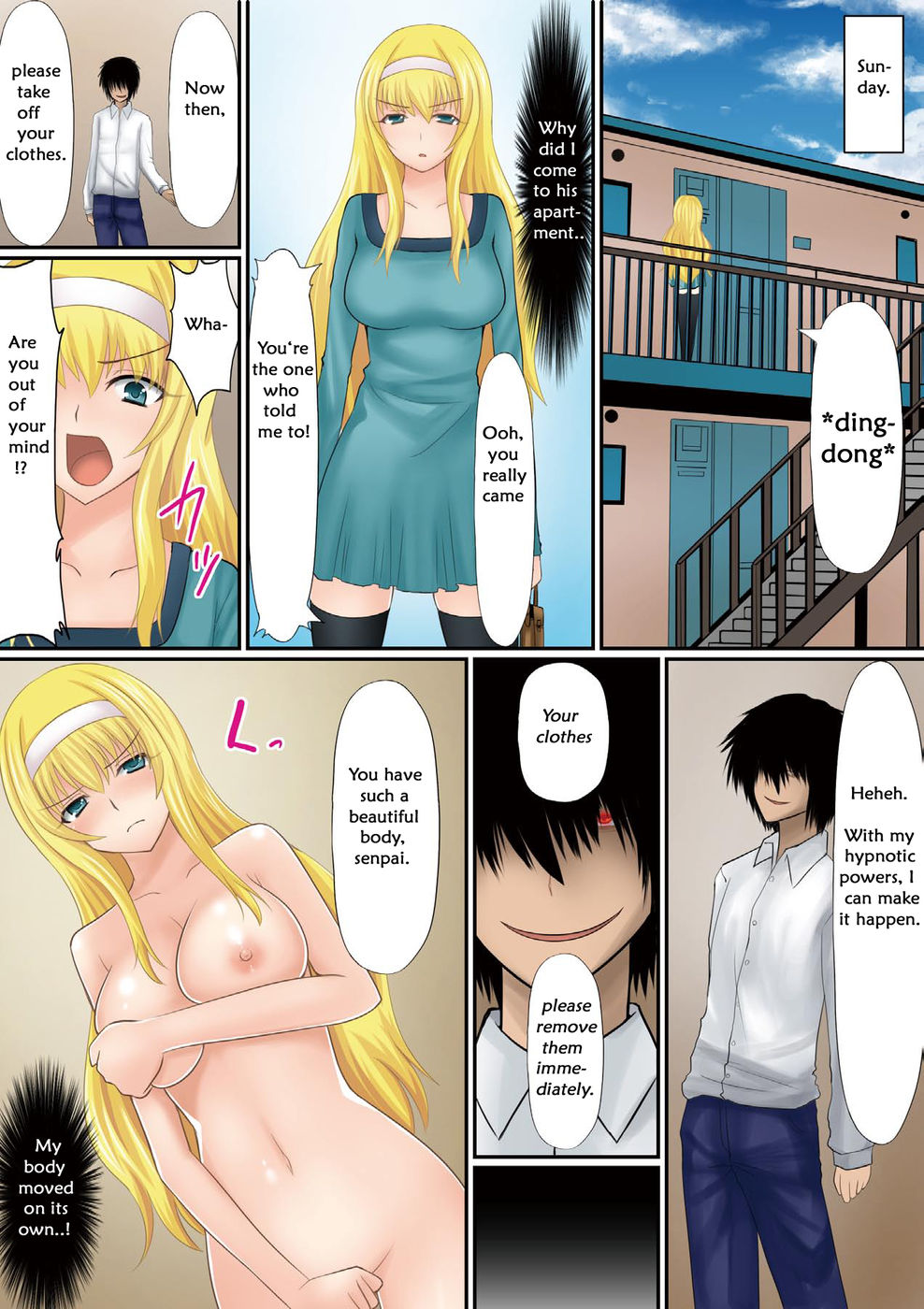 Hentai Manga Comic-Hypnotic Contacts-Chapter 2-2